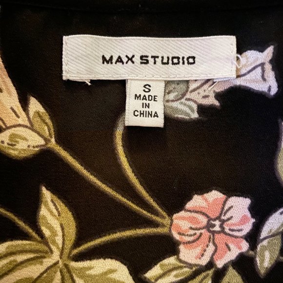 MAX STUDIO FLORAL PRINT KIMONO TOPPER - Picture 3 of 3
